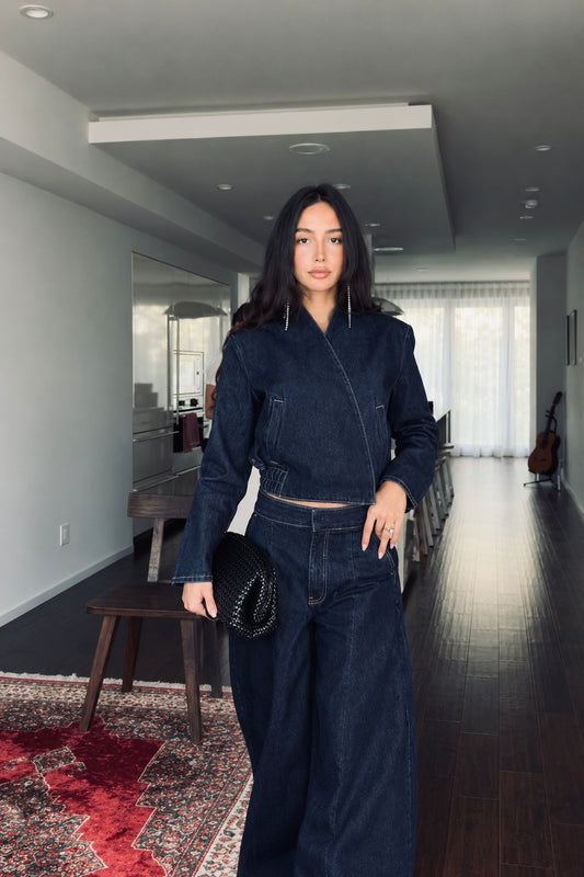 Joe Barrel Jean Co-ord Set