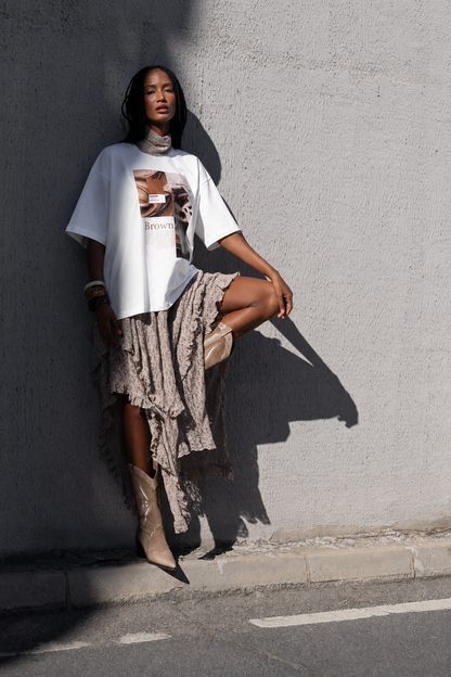Ruffle Lace Skirt