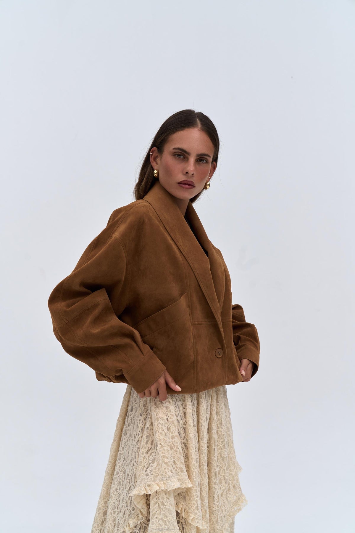 City Suede Bomber