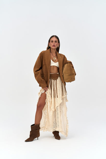 Ruffle Lace Skirt