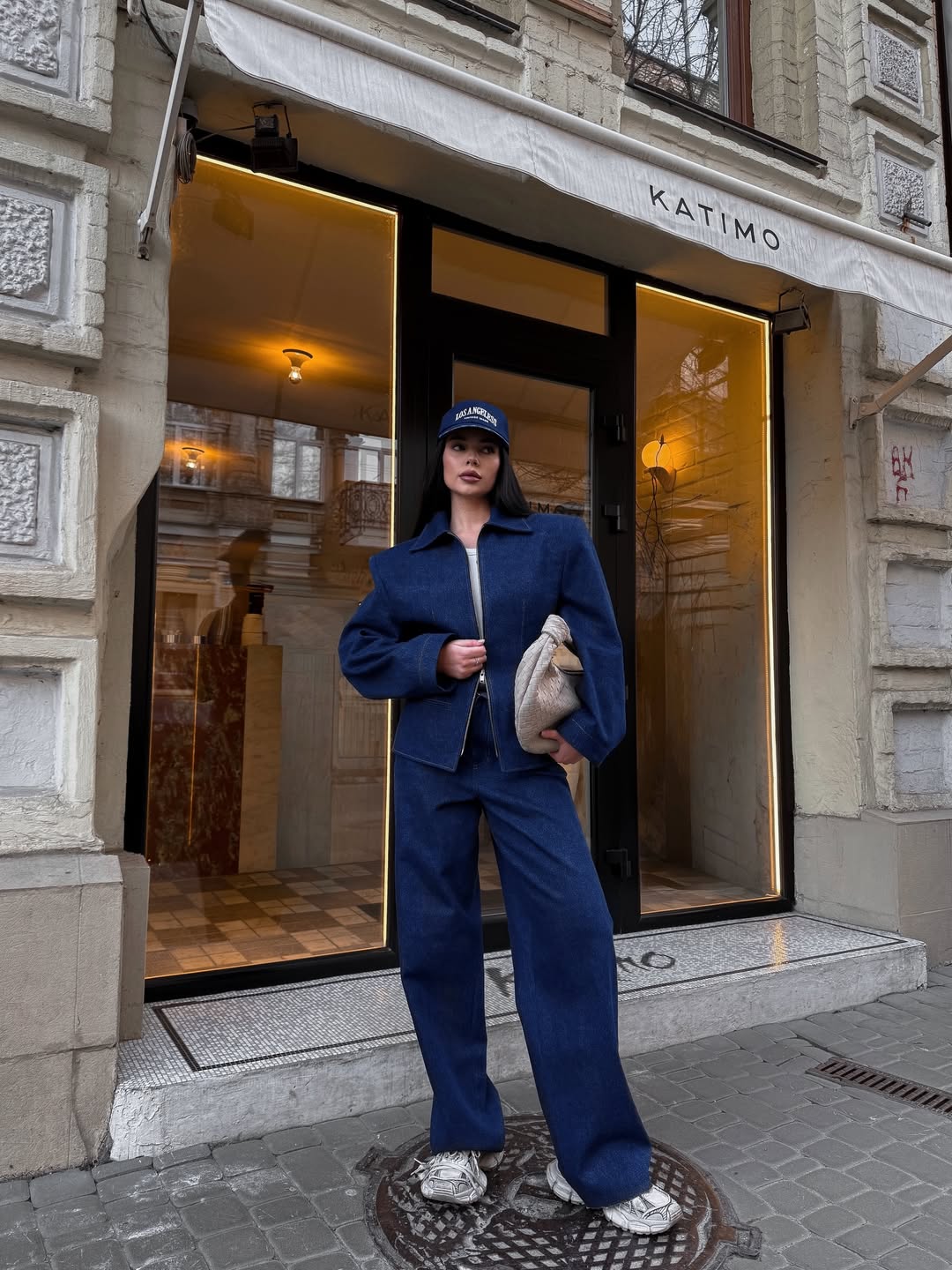 Corset Denim Suit