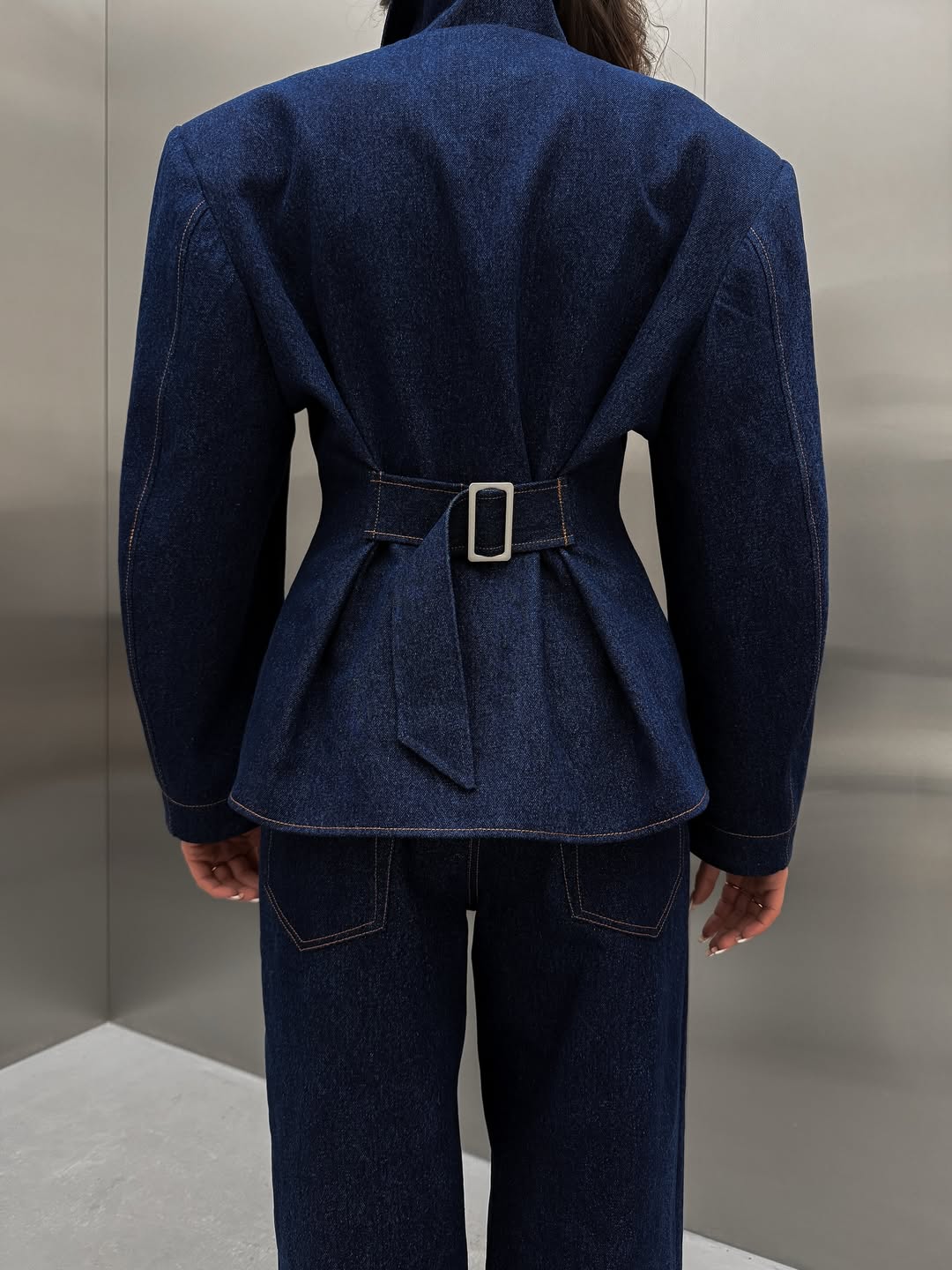 Corset Denim Suit