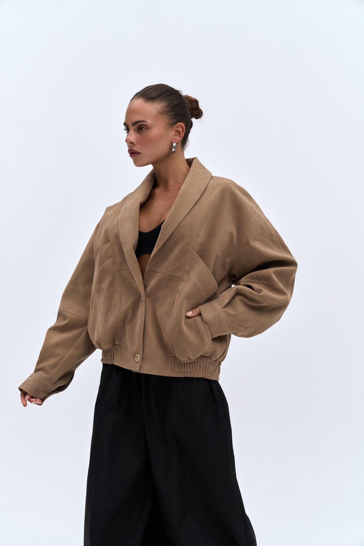 City Suede Bomber