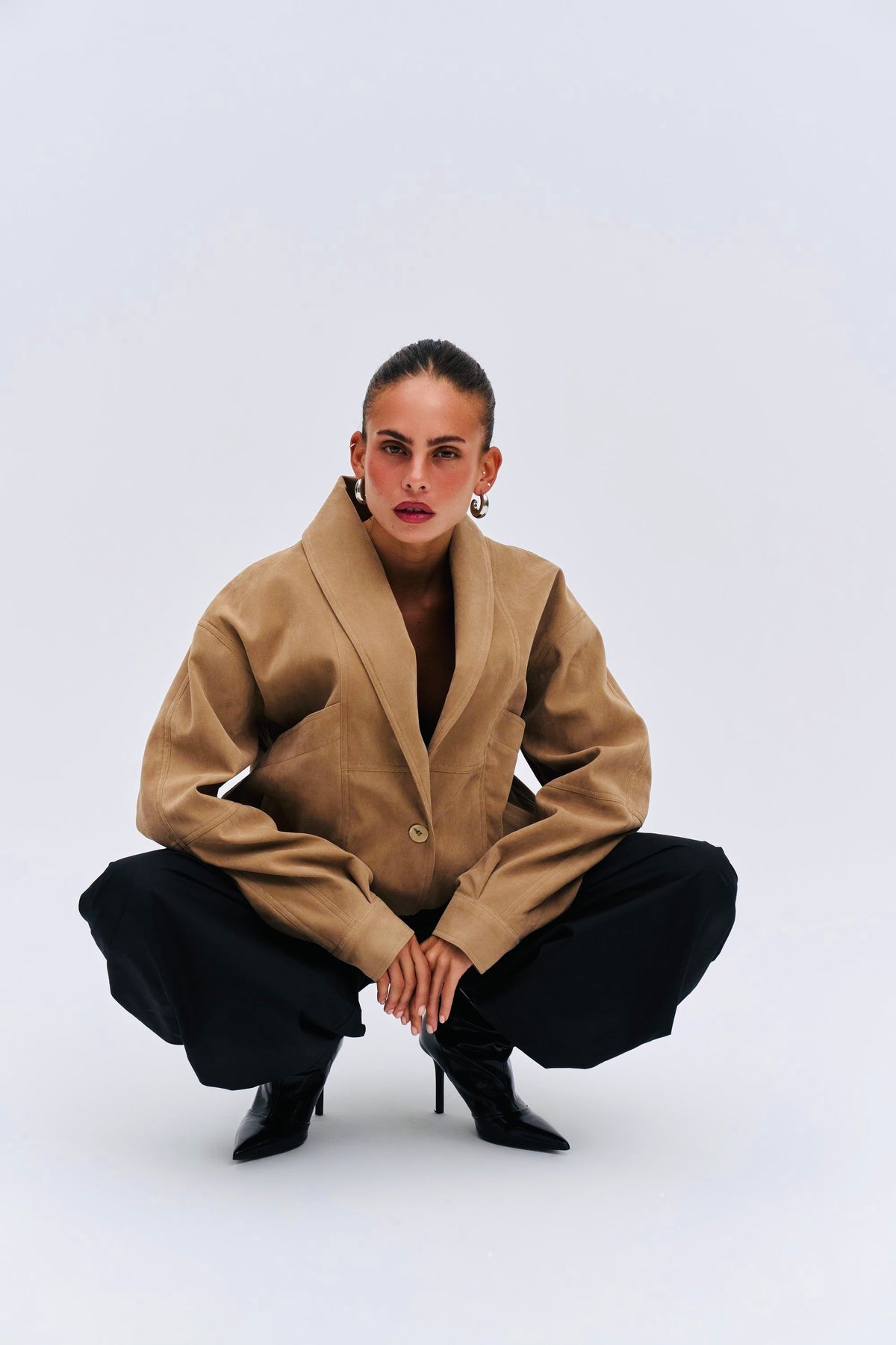 City Suede Bomber
