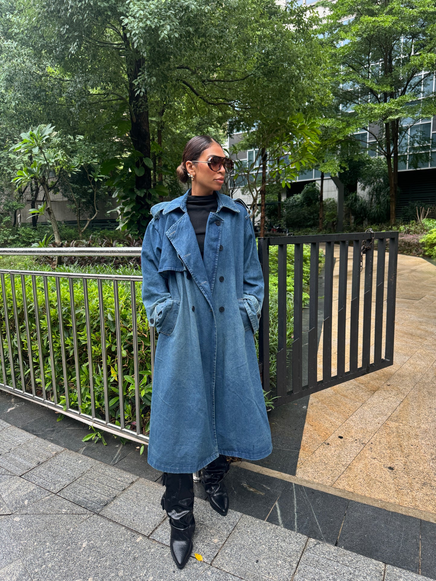 The Denim Trench Coat