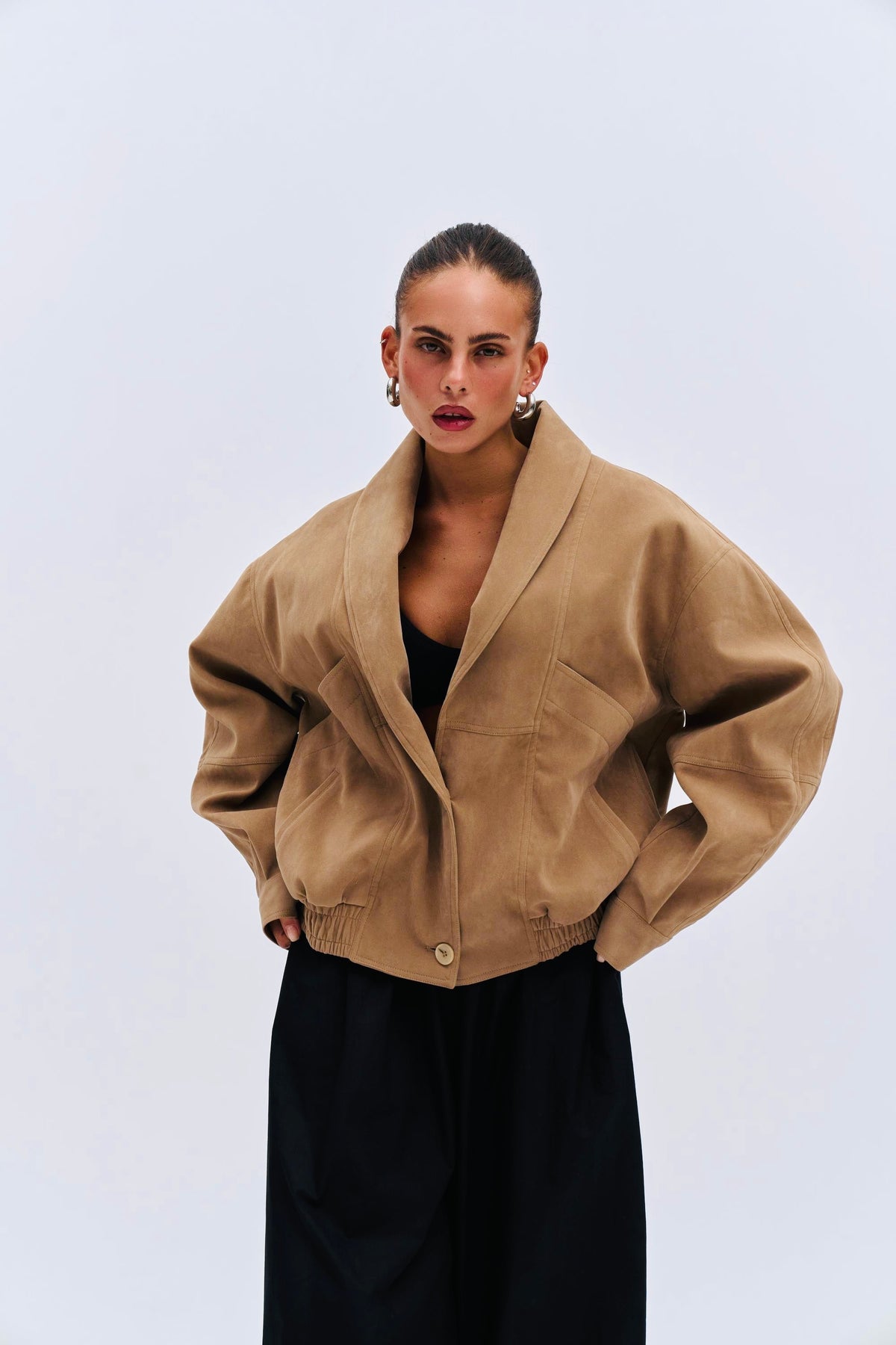 City Suede Bomber