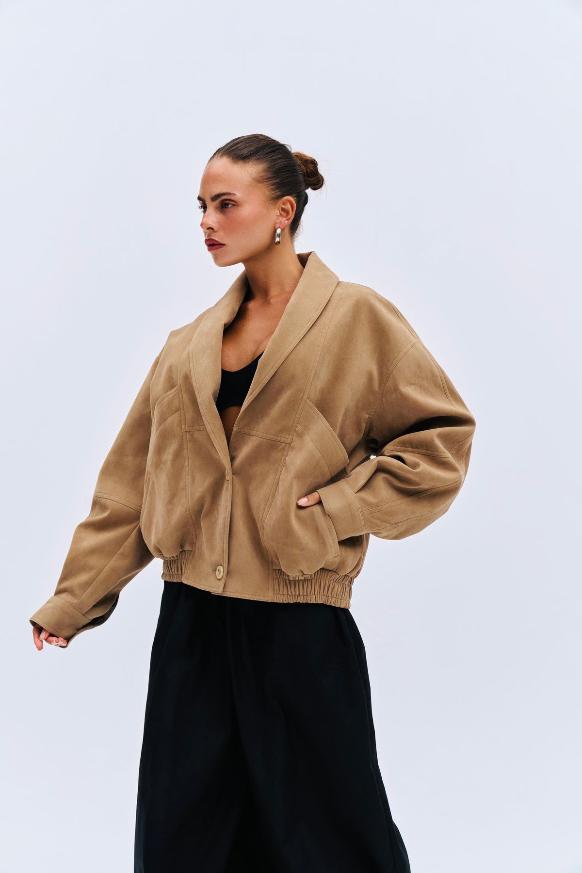 City Suede Bomber