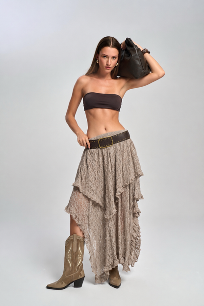 Ruffle Lace Skirt