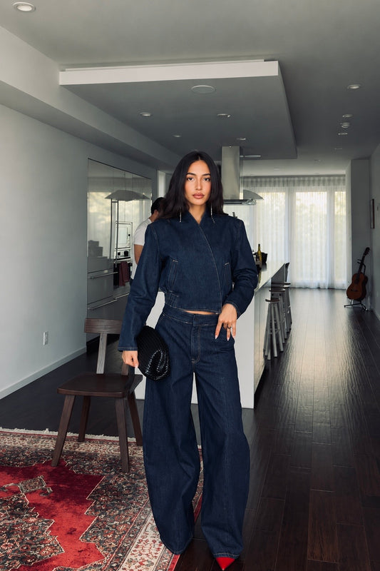 Joe Barrel Jean Co-ord Set