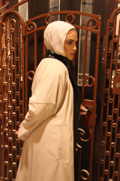 The Dimension Leather Coat