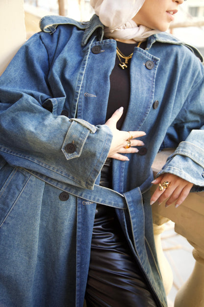 The Denim Trench Coat