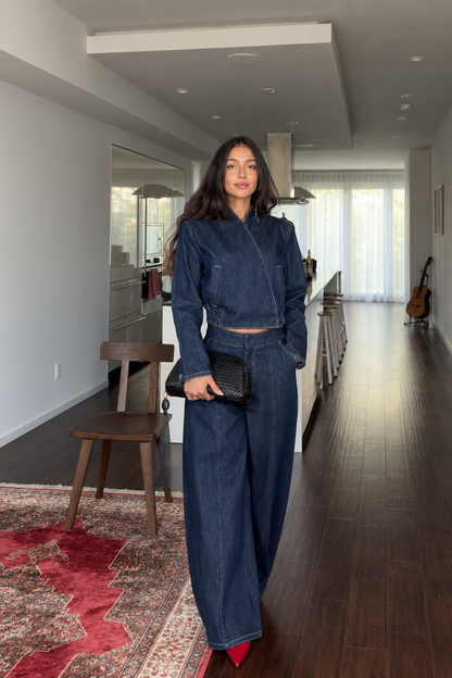 Joe Barrel Jean Co-ord Set