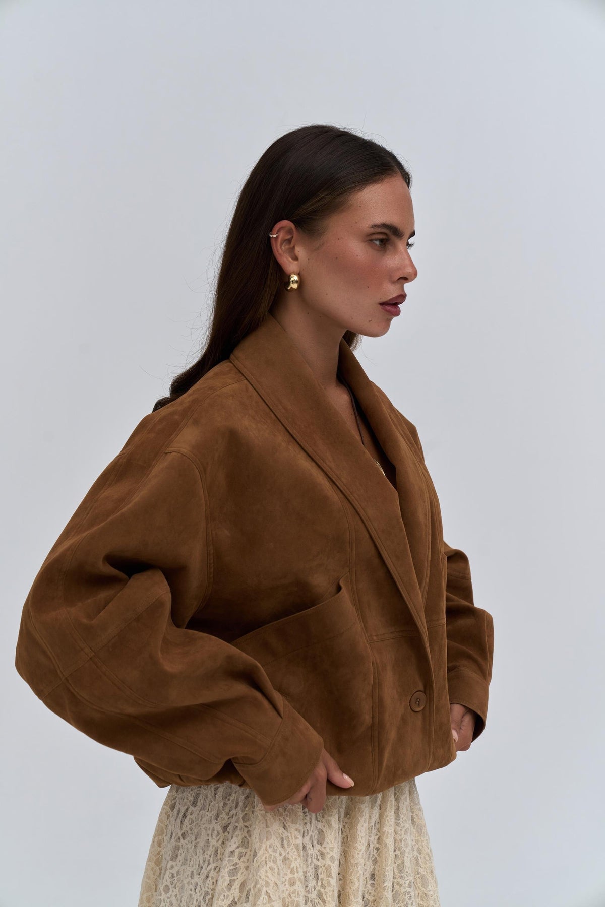 City Suede Bomber