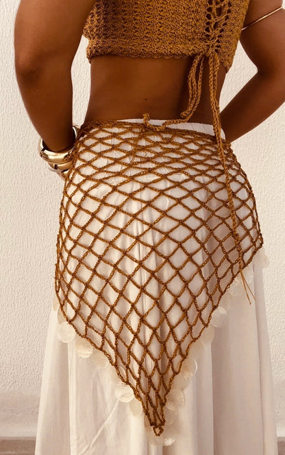Hip scarf shell