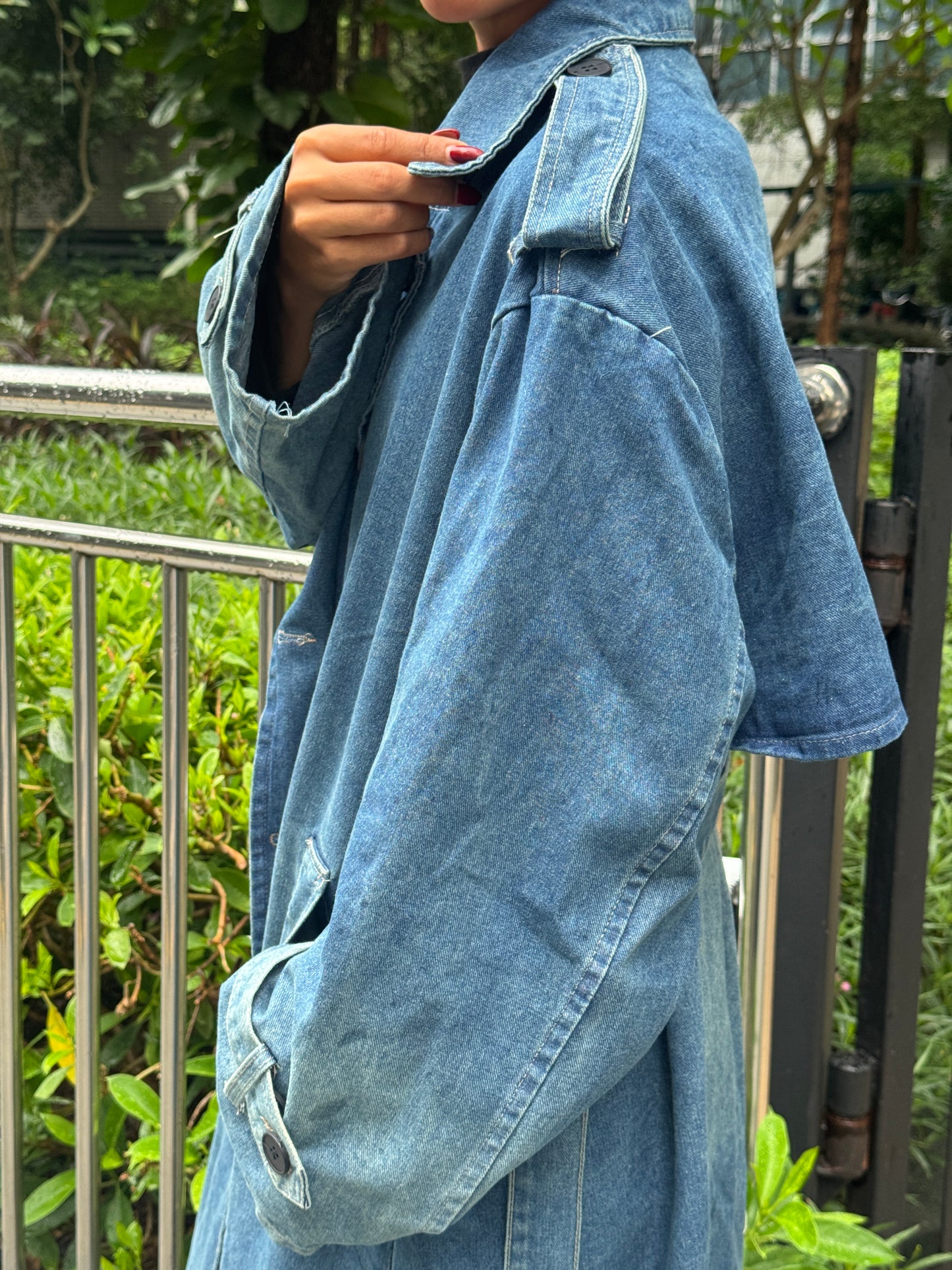 The Denim Trench Coat