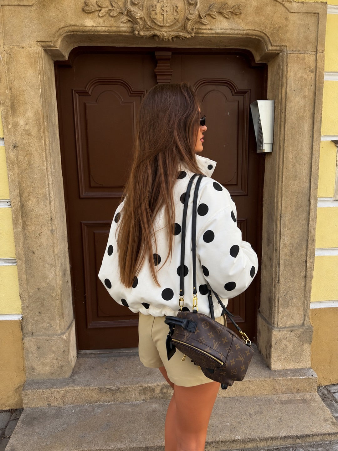 Polka Dot Puffer Jacket