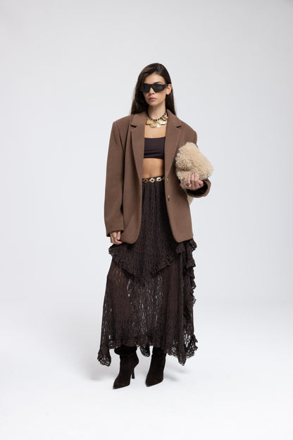 Ruffle Lace Skirt