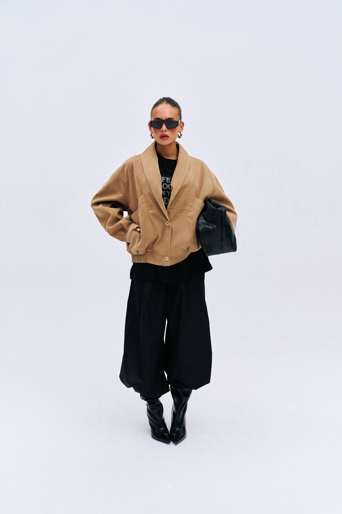 City Suede Bomber