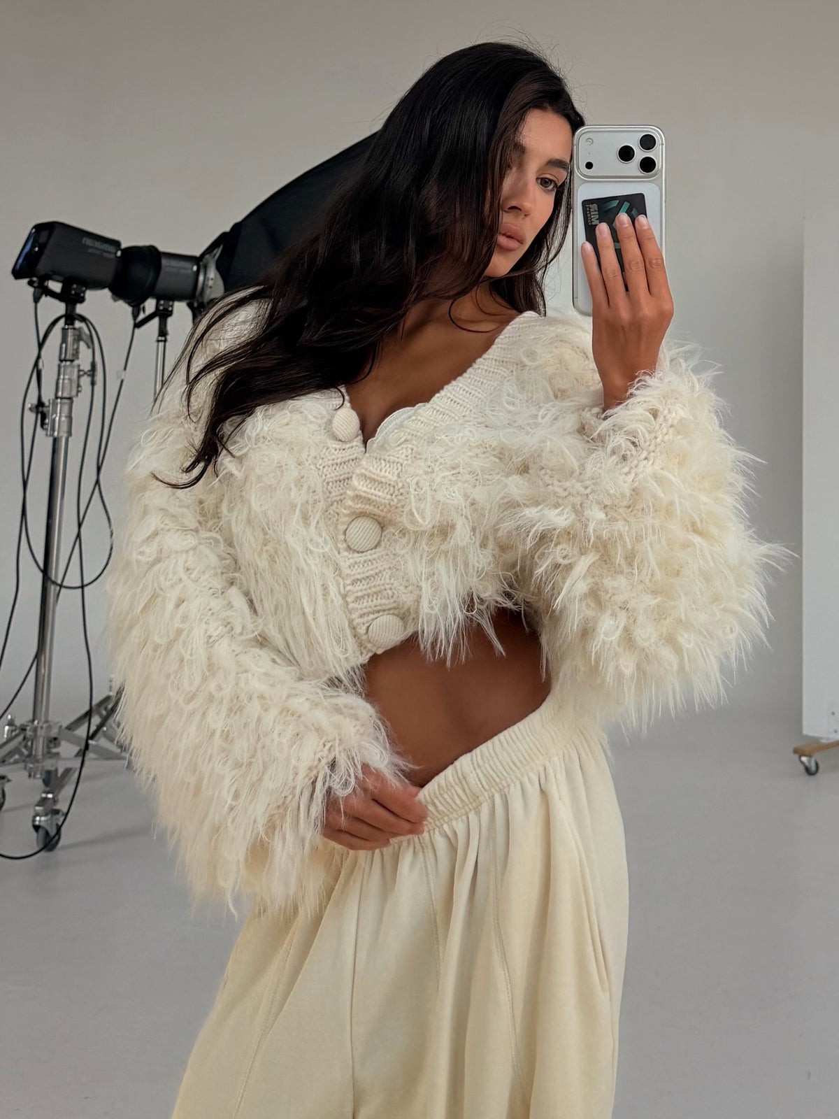 The Shaggy Knit Jacket